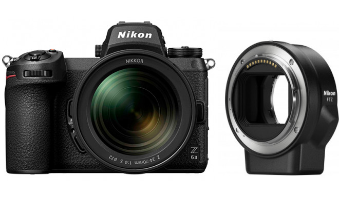Nikon Z6 II + 24-70mm f/4 S + адаптер для объектива FTZ