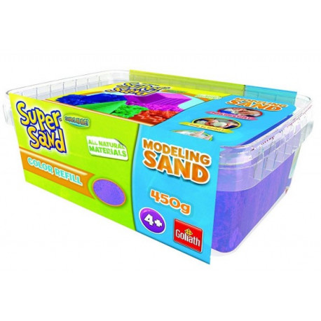 Goliath кинетический песок Super Sand, фиолетовый