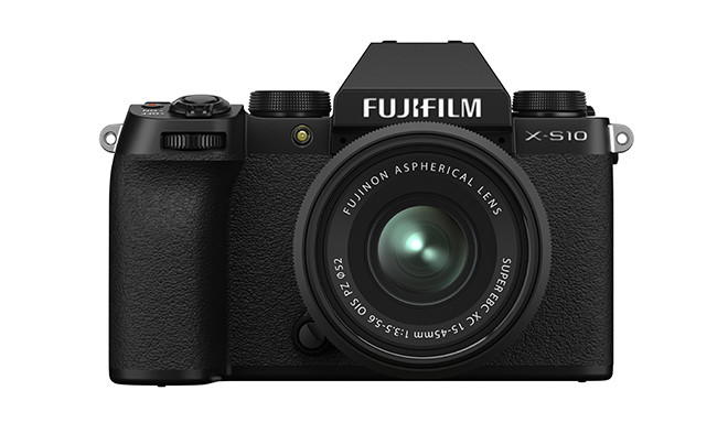 Fujifilm X-S10 + 15-45mm Kit, черный