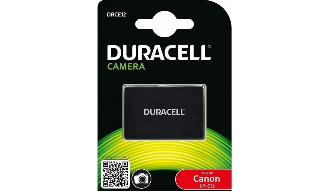 Duracell аккумулятор Canon LP-E12 750mAh (открытая упаковка)