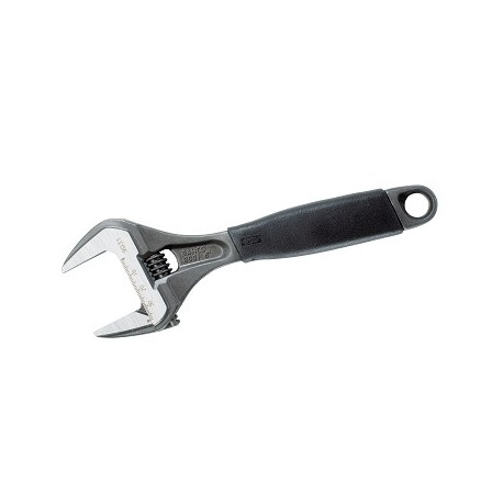 Bahco ERGO™ adjustable spanner – 170 mm, max jaw opening 32 mm, ergonomic handle, alloy steel, black