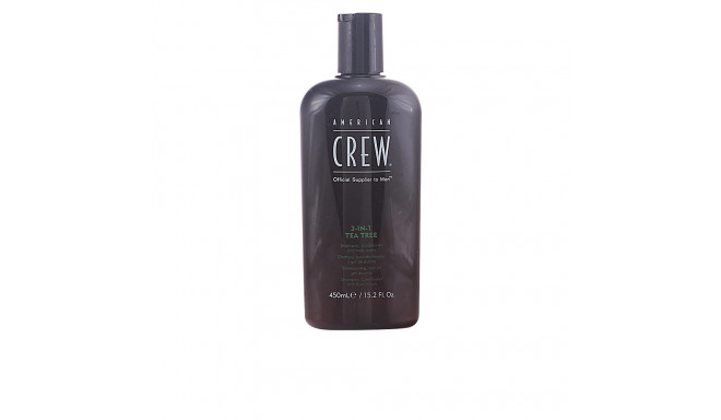 AMERICAN CREW TEA TREE 3 in 1 shampoo, conditioner and body wash 450 ml