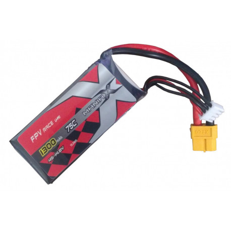 1300mAh 14.8V 75C Racing ManiaX