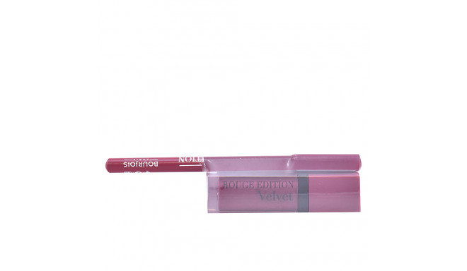 BOURJOIS ROUGE EDITION VELVET lipstick #14+contour lipliner #5