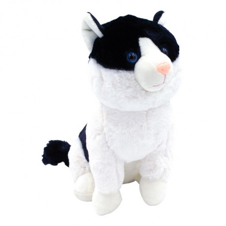 Axiom pehme mänguasi Mruczus Cat 27cm, must/valge