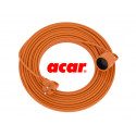 EXTENSION CORD ACAR PS-2P 2X1 30M ORANGE H05VV VDE