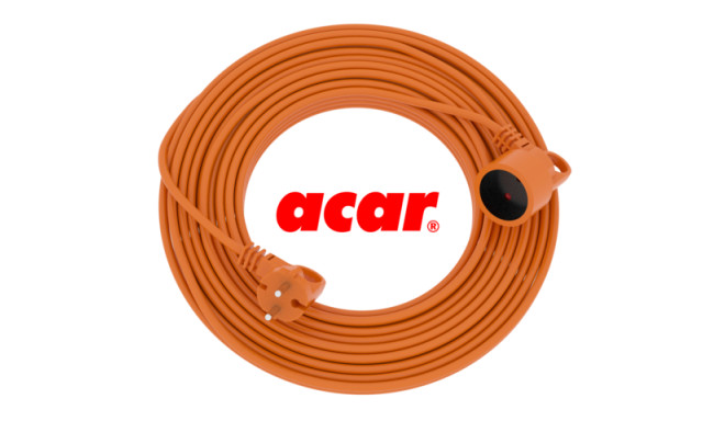 EXTENSION CORD ACAR PS-2P 2X1 30M ORANGE H05VV VDE