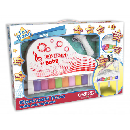BONTEMPI baby electronic piano with microphone, 10 2025