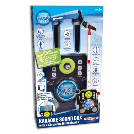 BONTEMPI karaoke skaņas kaste +2 mikrofoni, 42 5030