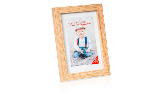 Photo frame Oak 10x15cm matte glass