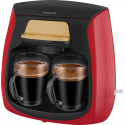 Kohvimasin Sencor kahele tassile SCE2101RD, punane