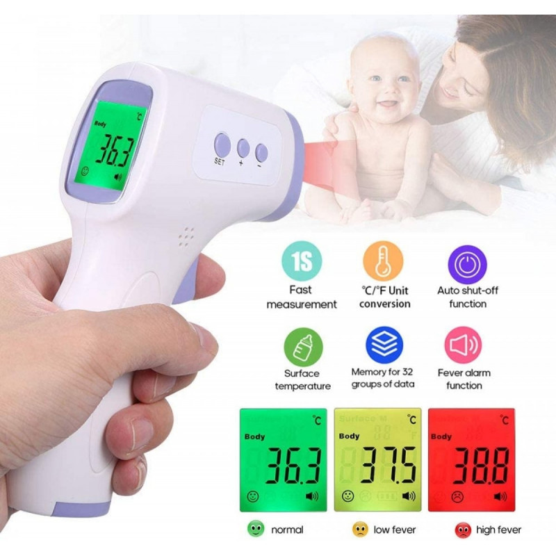 Roger Ux-a-01 Non-contact Infrared Forehead Thermometer - Thermometers 