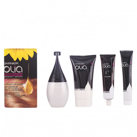 GARNIER OLIA coloración permanente sin amoniaco #8.0-rubio claro 1 u