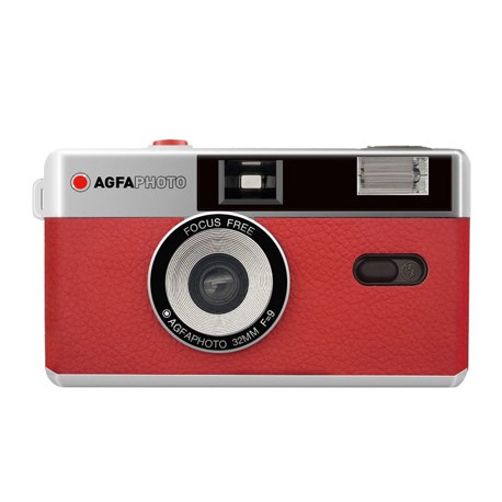 Agfaphoto пленочная камера 35 мм, красная
