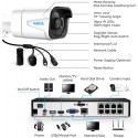 Reolink RLK8-800B4 4K PoE IP turvakaamerate komplekt koos 2TB salvestiga