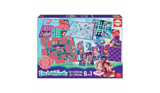 8 Galda Spēļu Komplekts Enchantimals BG Games