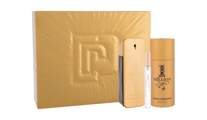 Paco Rabanne 1 Million Eau de Toilette (100ml) (Edt 100 ml + Deodorant 150 ml + Edt 10 ml)