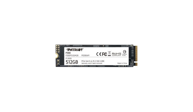 Patriot P300 512 GB, SSD (PCIe 3.0 x4, M.2 2280)