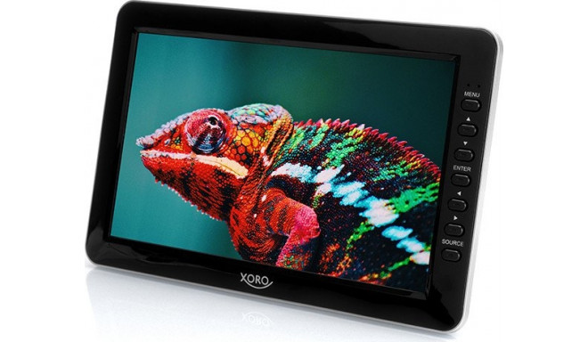Xoro PTL 1012 25.6 cm (10.1 inch) TV (with 4800 mAh, portable DVB-T / DVB-T2, H.265 / HEVC decoder, 