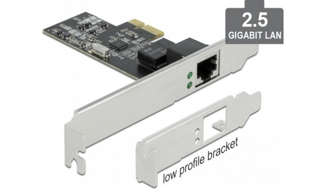 DeLOCK 89564 networking card Ethernet 2500 Mbit/s Internal, Network adapter