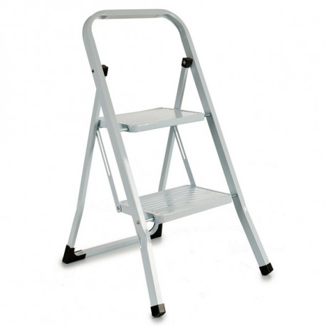 Folding ladder White Metal (3 x 86 x 48 cm)
