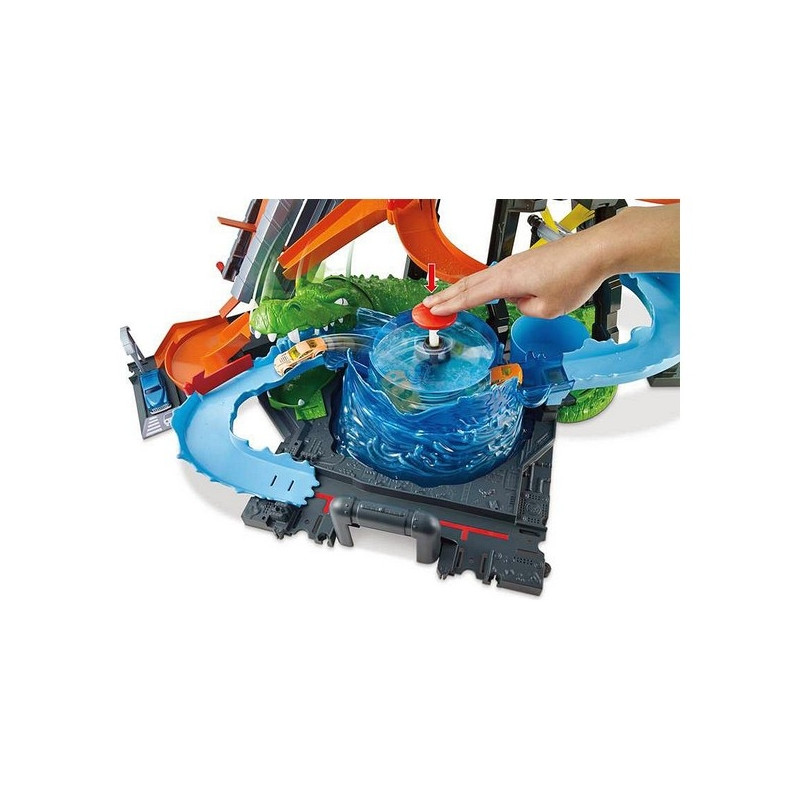 Track with Ramps Crocodile Hot Wheels Racing tracks accessories Photopoint.lv