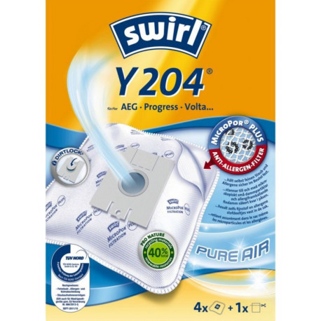 Swirl vacuum cleaner bag Y 204 MP Plus AirSpace 4pcs