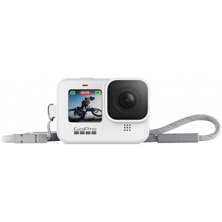 GoPro sleeve + lanyard Hero9/Hero10/Hero11 Black, white