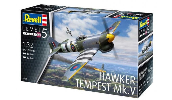 Plastic model Hawker Tempest Mk.V