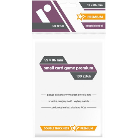 Card sleeve 59 x 86mm Small Card Game Premium