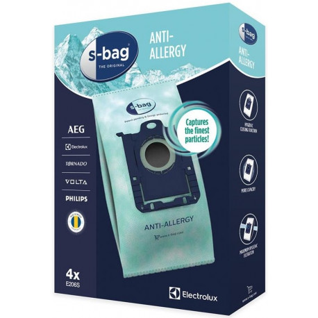 Electrolux vacuum cleaner bag S-bag Anti-Allergy 4pcs