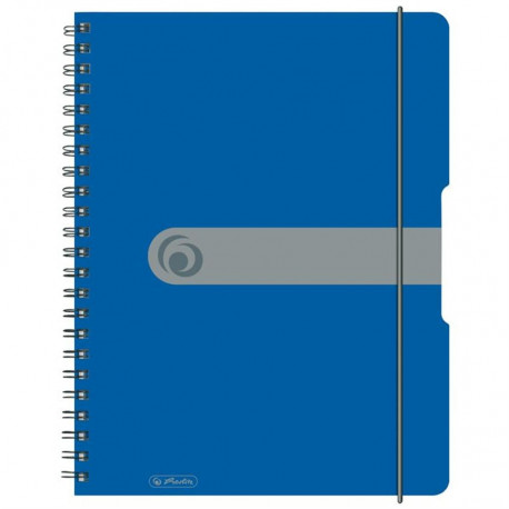 Herlitz Cпиральный блокнот A4/80, клетчатый