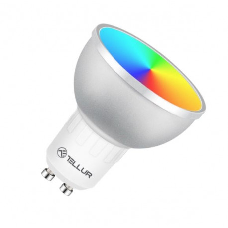 Tellur WiFi LED Smart Bulb GU10, 5W, White/Warm/RGB, Dimmer