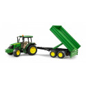 Bruder John Deere Tractor with trailer