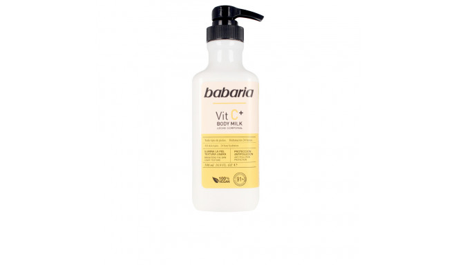 BABARIA VITAMIN C+ body milk 100% vegan 500 ml