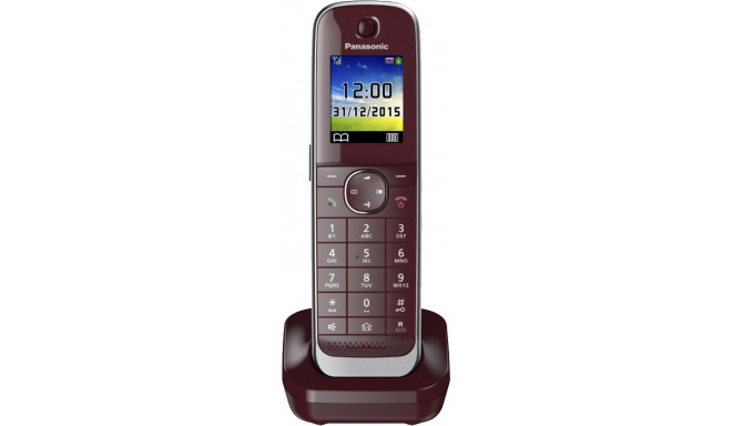 Panasonic desktop phone extra handset KX-TGJA30EXR, red