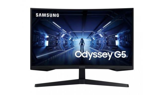 LCD Monitor|SAMSUNG|LC27G55TQWUXEN|27"|Gaming|Panel VA|2256x1504|16:9|144Hz|1 ms|Tilt|Colour Black|L