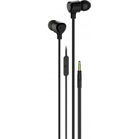 Vivanco kõrvaklapid + mikrofon Stereo Earphones, must (61738)