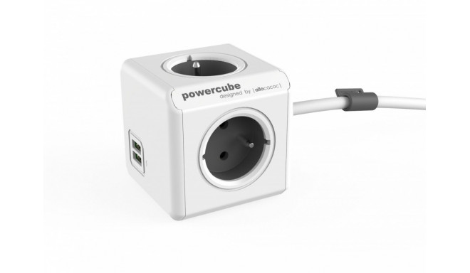 PowerCube USB Extended 1,5m 2402 Grey
