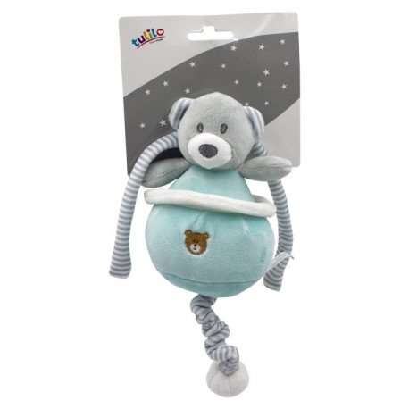 Axiom Music box - Teddy bear mint 13 cm