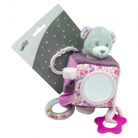 Axiom Plush cube with ac cessories - Teddy bear