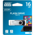 Goodram flash drive 16GB UTS2 USB 2.0, black