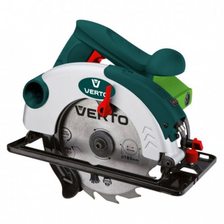 Circular saw with laser 1200W, 185mm speed 5500 min-1, max cutting depth 63mm