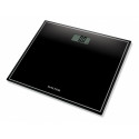 Salter 9207 BK3R Compact Glass Electronic Bathroom Scale - Black