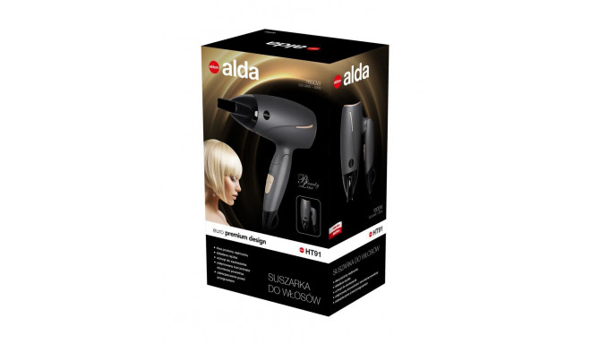 ALDA hair dryer, 1600 W, foldable handle