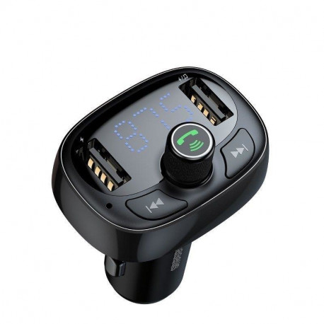 Baseus FM Transmiter with Bluetooth USB microSD (black)