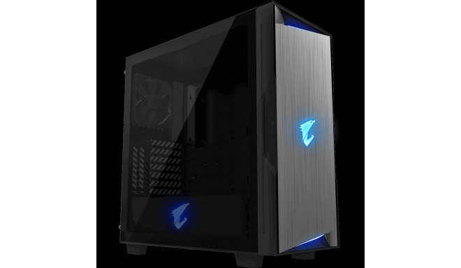 Gigabyte computer case AORUS C300 GLASS Midi Tower Black