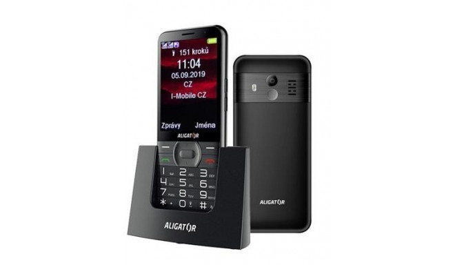 Aligator A900 8.13 cm (3.2") 115 g Black Senior phone