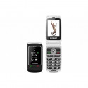 EVOLVEO EasyPhone FG, vyklápěcí mobilní telefon 2,8&#039;&#039; pro seniory s nabíjecím stojánkem (č