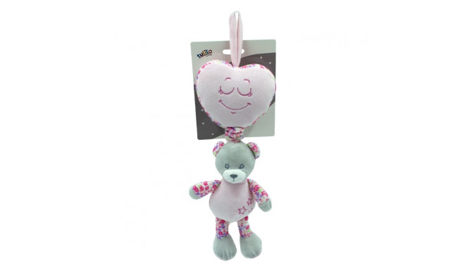 Axiom Music box - Pink teddy bear 35 cm